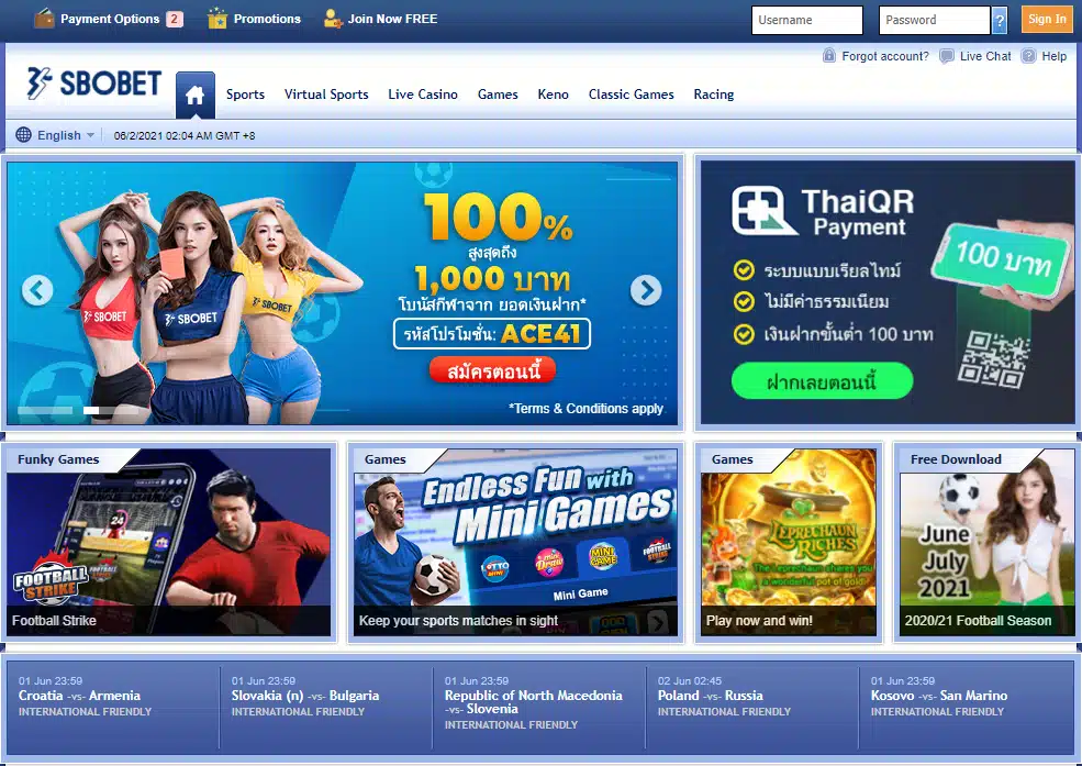 Sbobet online พนันออนไลน์ ที่น่าเชื่อถือ